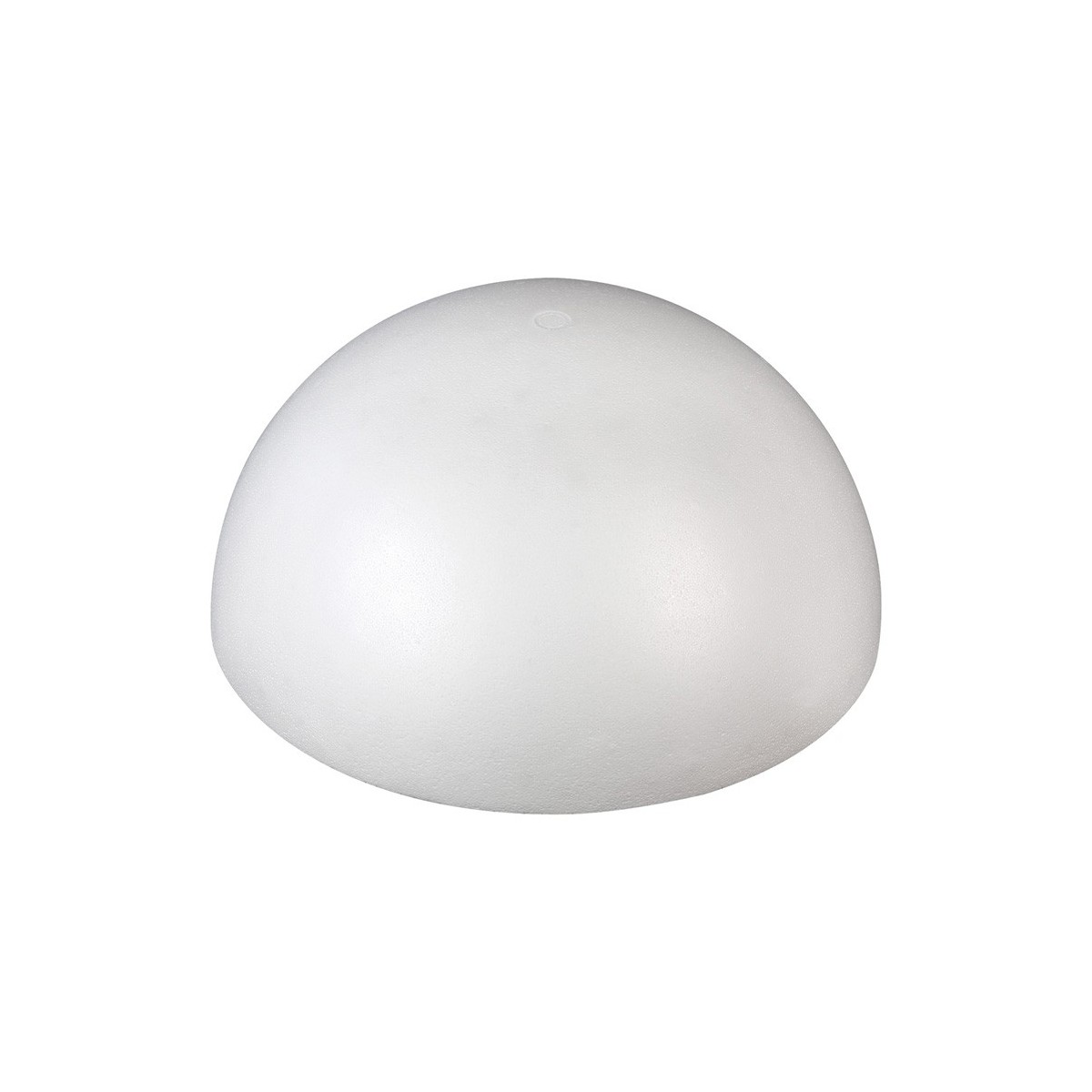 DEMI SPHERE EN POLYSTIRENE BLANC D/50CM