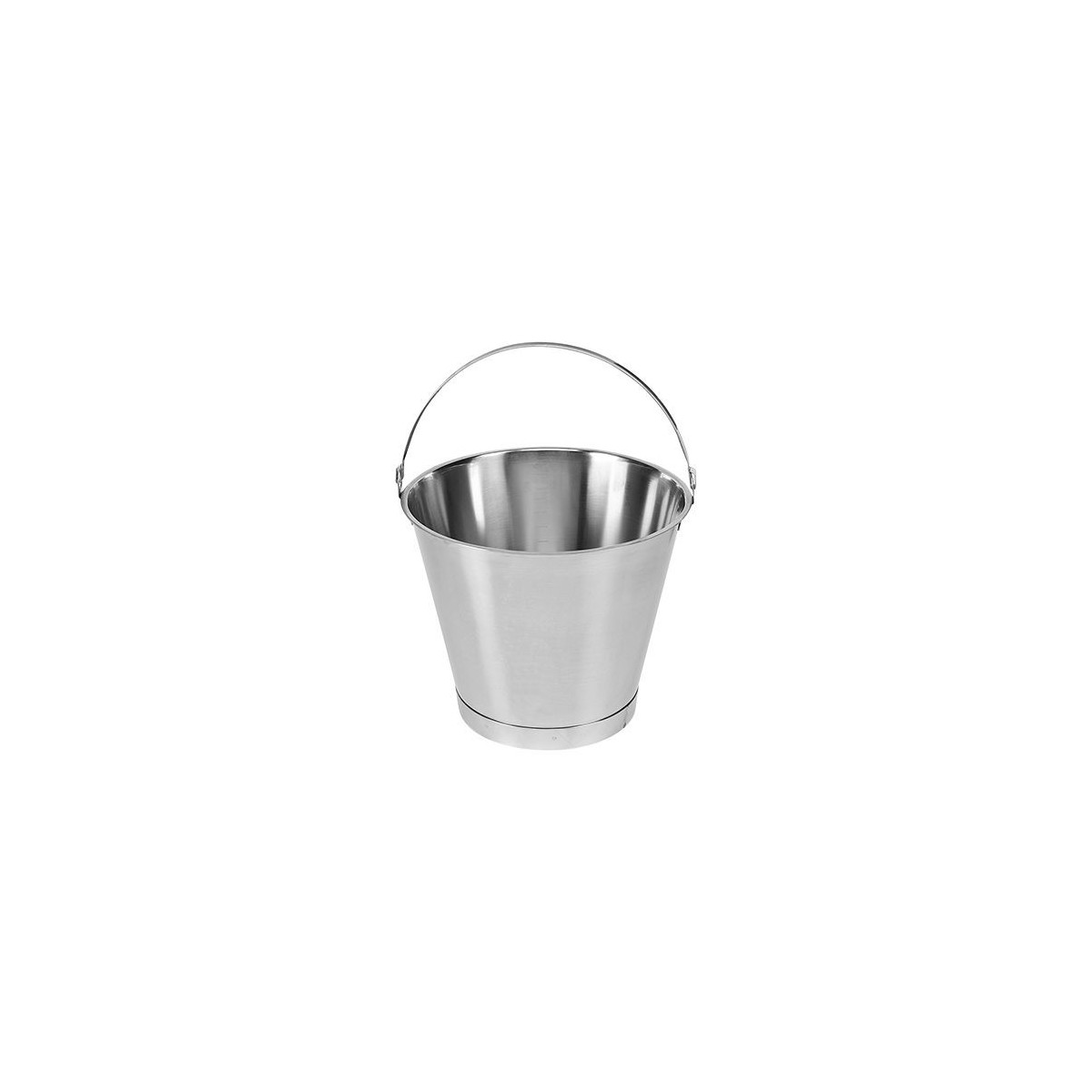 SEAU INOX 15L 35XH32CM GRADUE-FOND RENFORCE 