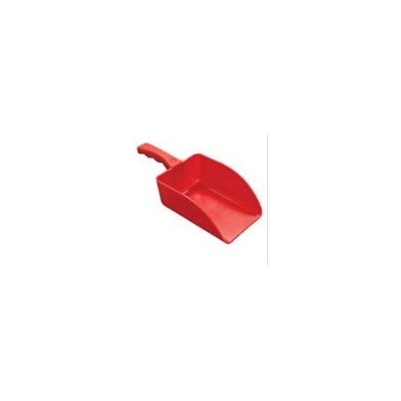 PELLE A FARINE PLASTIQUE ROUGE 750ML 13,8X31CM HT9CM