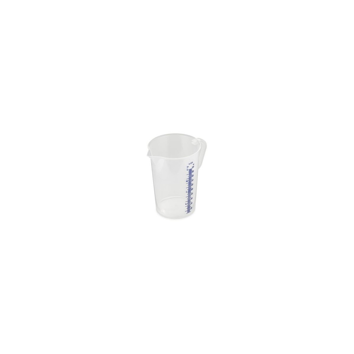 MESURE THERMO 250ML GRADUEE BLEU  POIGNEE FERMEE