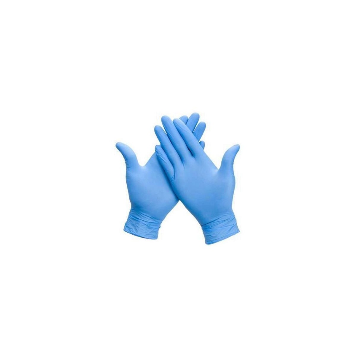 GANTS NITRILE BLEU TAILLE L NON POUDRE 100PCES