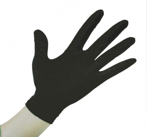 GANTS VINYL NOIR TAILLE MEDIUM NON POUDRES 100PCES