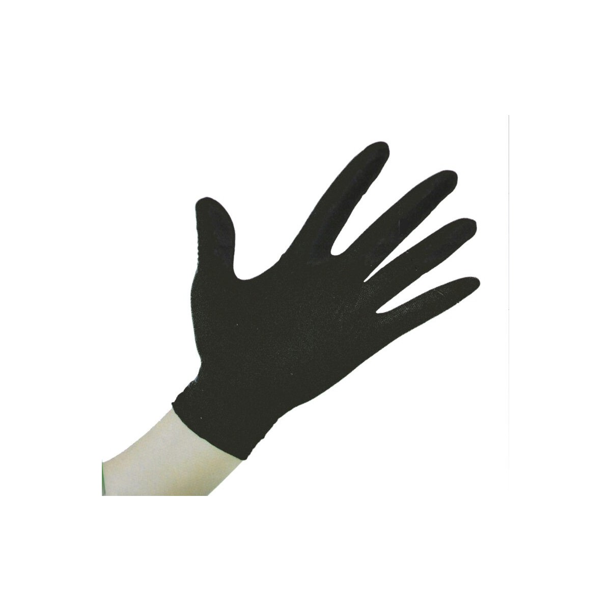 BLACK VINYL GLOVES SIZE M NON-POWDERED 100PCS