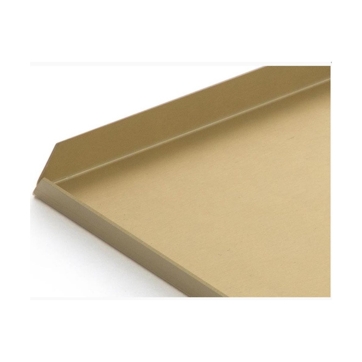 GOUD ALU PLAAT 40X25CM RECHT RANDSTUK