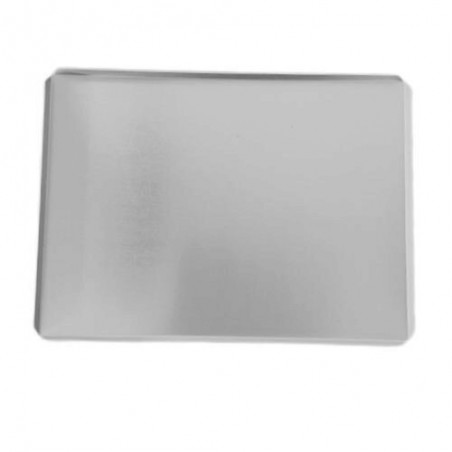 SILVER ALUMINIUM TRAY 37X27CM STRAIGHT EDGES