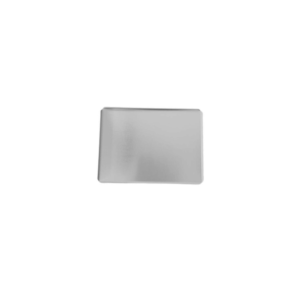 PLATEAU ALU ARGENT 37X27CM BORDS DROITS