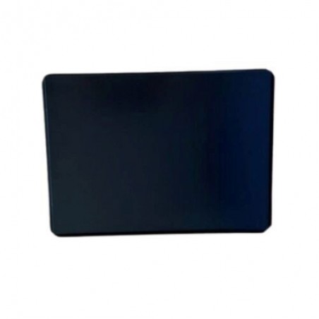 BLACK ALUMINIUM TRAY 37X27CM STRAIGHT EDGES