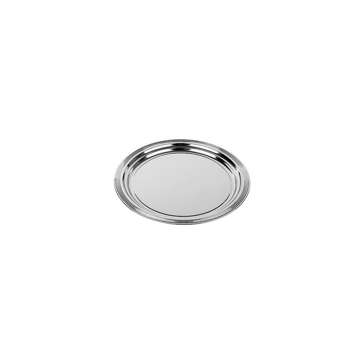 APS PLATEAU A SERVIR ROND CHROME DIAM 35 CM 