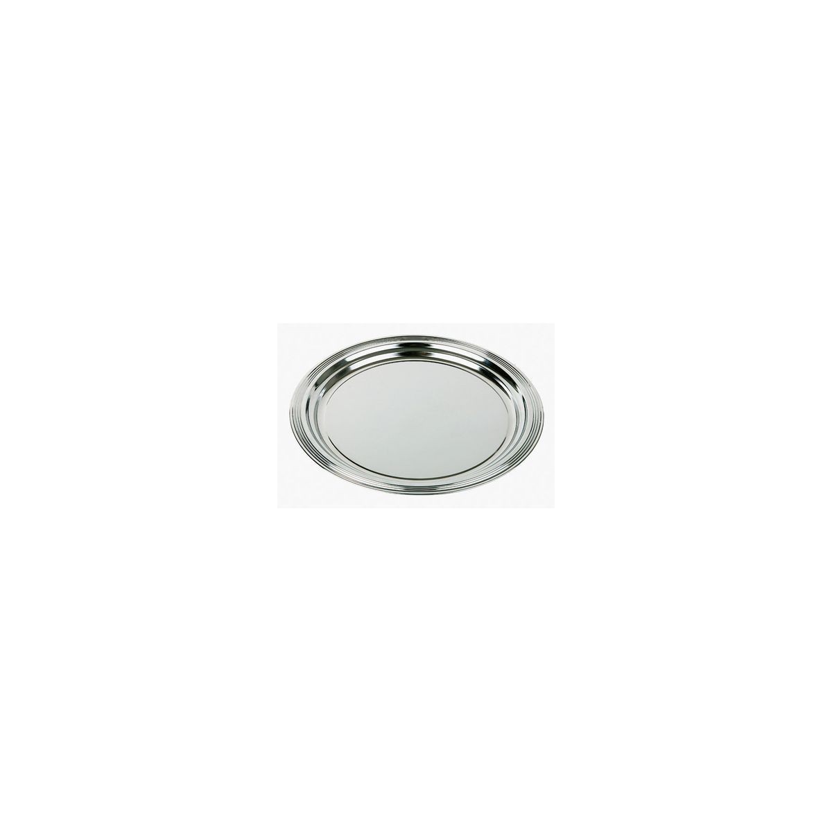 APS PLATEAU A SERVIR ROND CHROME DIAM 35 CM 