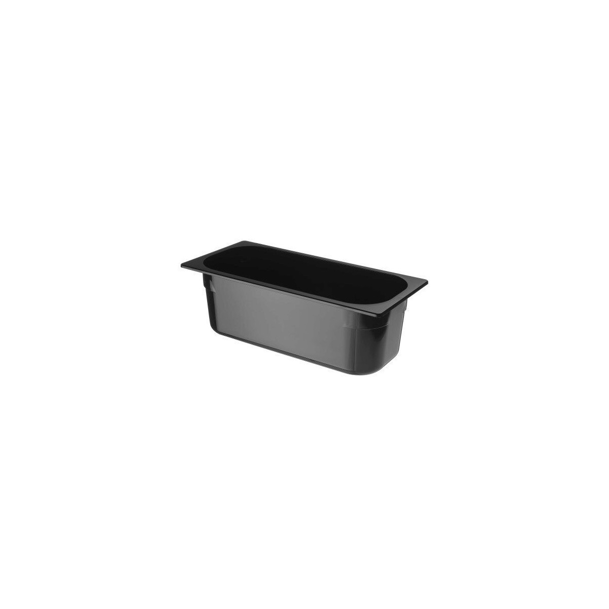 BAC A GLACE POLYCARBONATE NOIR 5L 360 X 165 X120MM