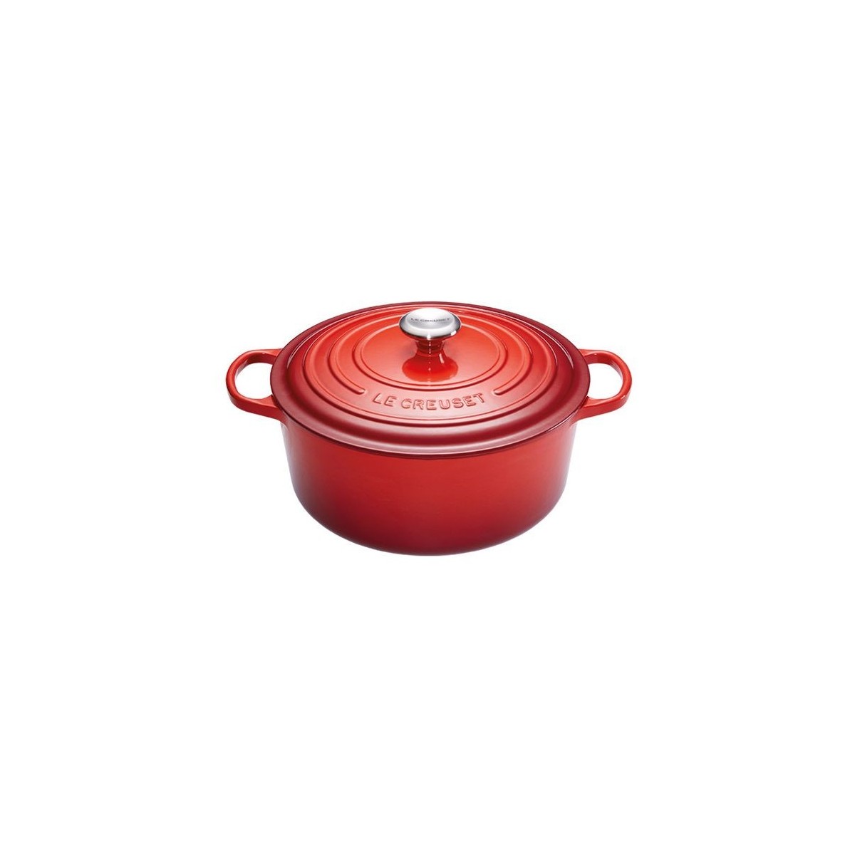 LE CREUSET COCOTTE RONDE 24CM CERISE 4.2 L 4/6P