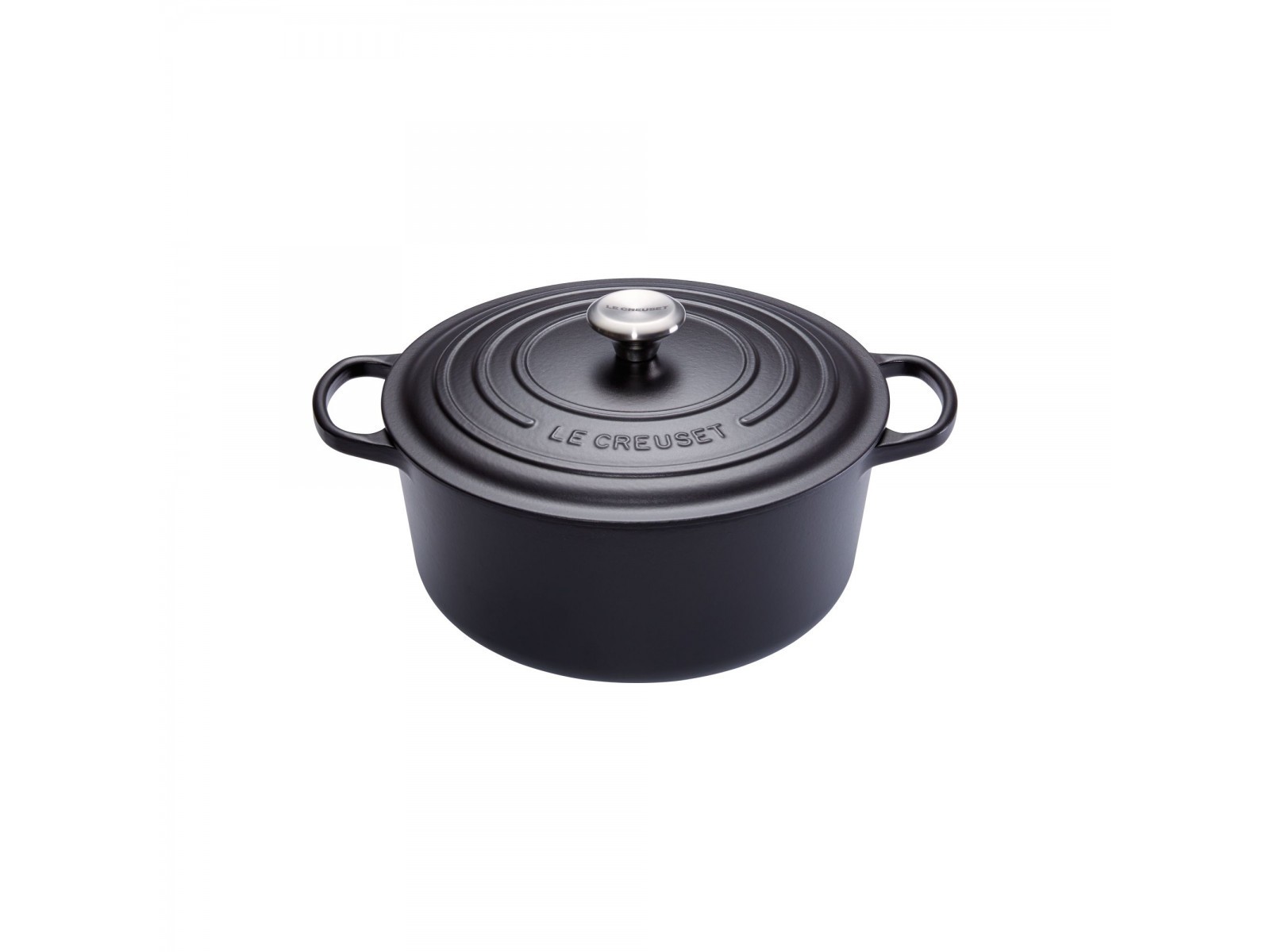 LE CREUSET COCOTTE RONDE 30CM NOIRE 8.1L  8/10P 