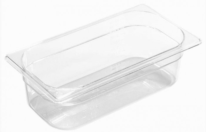 PREMIUM LINE BAC GN1/3-H10CM-3.3L POLYCARBONATE-40+110°