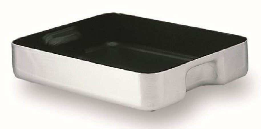 TEFLON ALUMINIUM BRAADSLEDE MET HANDEL 40X32CM 9LSTUK