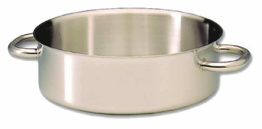 MATFER EXCELLENCE SAUTEUSE INOX DROITE A/C 28XH9CM -5,5L 2 ANSES  