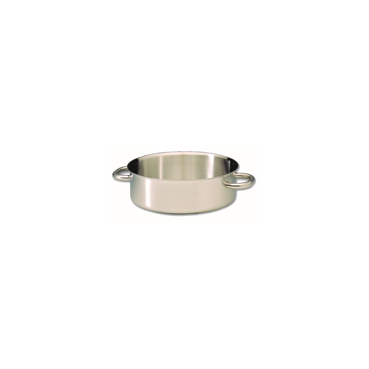 SAUTEUSE INOX DROITE 2 ANSES A/C 28XH9CM-5,5L 