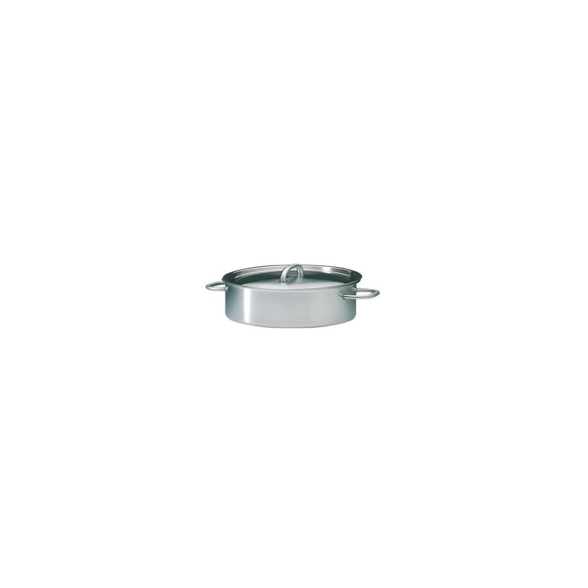 SAUTEUSE INOX DROITE 2 ANSES A/C 28XH9CM-5,5L 