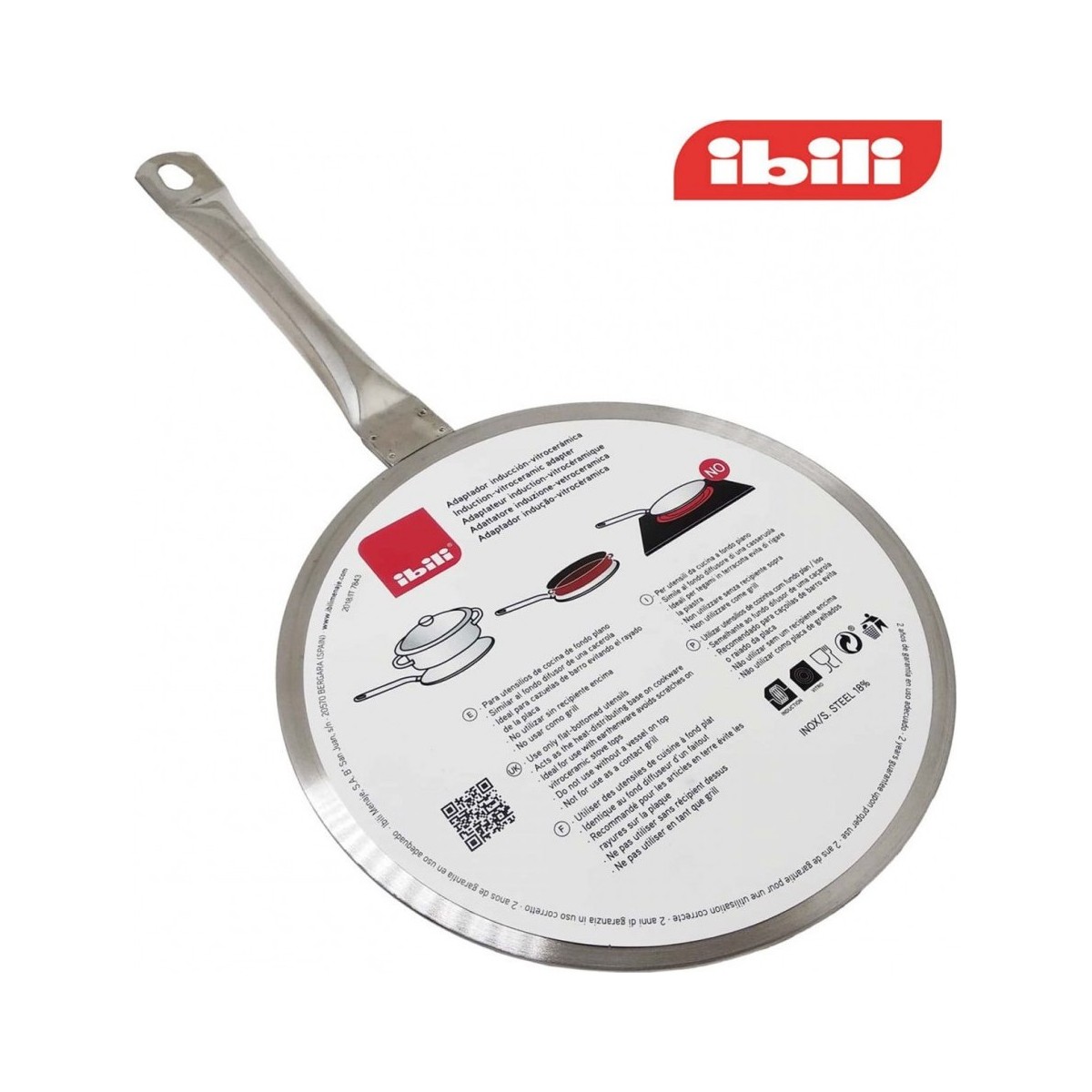 IBILI DISQUE RELAIS INOX INDUCTION 19CM 