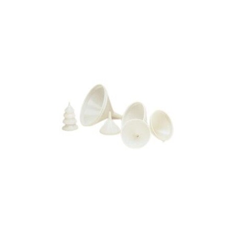 ENTONNOIR PLASTIQUE BLANC DIAM 12XHT 12CM 