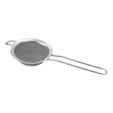 INOX ROND SAUCE/PUNTZEEF 18/10 DIAM 15CM METALLISCHE CANVAS STUK