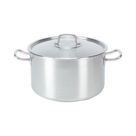 PUJADAS MARMITE MI-BASSE INOX 40XH25CM-31L A/C