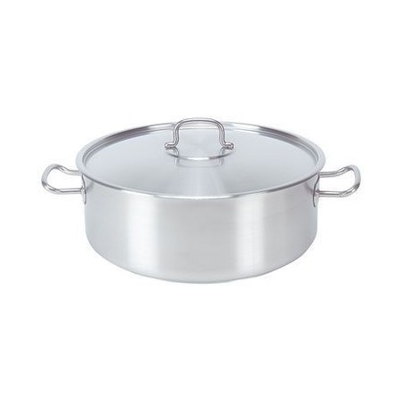 PUJADAS MARMITE RONDEAU-BASSE INOX 30XH12CM-8.4L A/C