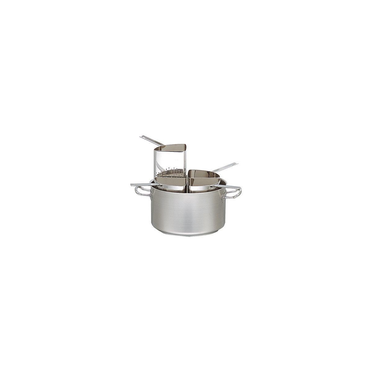 PUJADAS GEKOOKTE ROESTVRIJSTALEN POT PASTA 35CM H21CM-20L