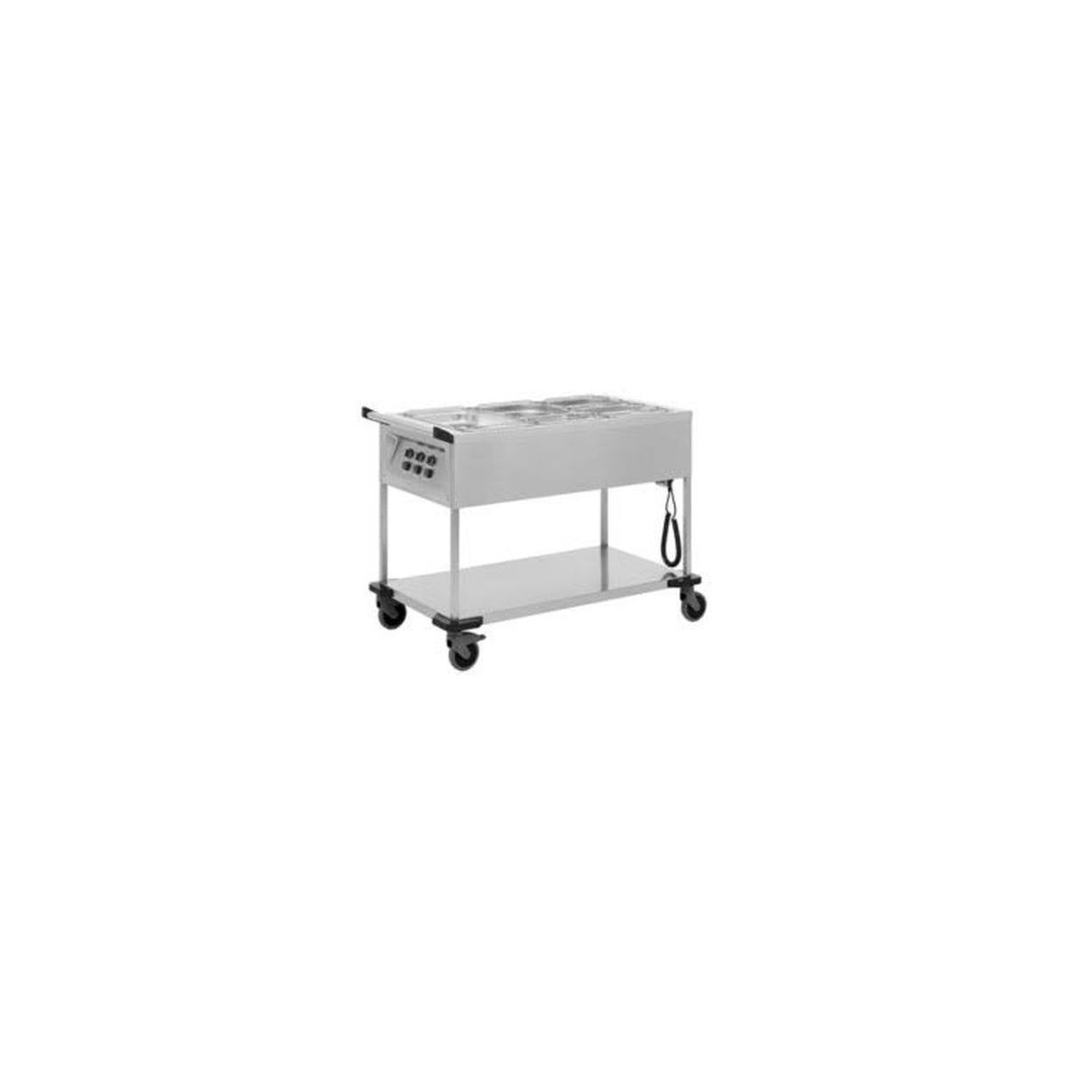 B.PRO CHARIOT BAIN-MARIE OUVERT SAW3 - 3XGN1/1