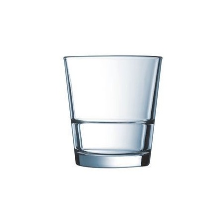 ARCOROC VERRE STACK UP FB 21CL EMPILABLE "TREMPÉ"