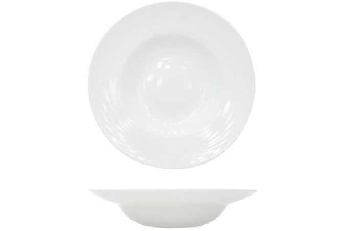 ASSIETTE PASTA BLANCHE 27.5XH6CM BASSIN DE 17CM