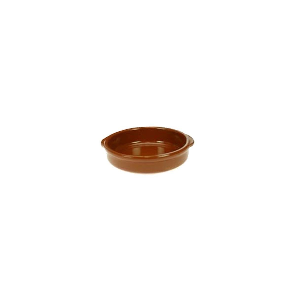 REGAS PLAT TERRA COTTA 20XH4.5CM BRUN