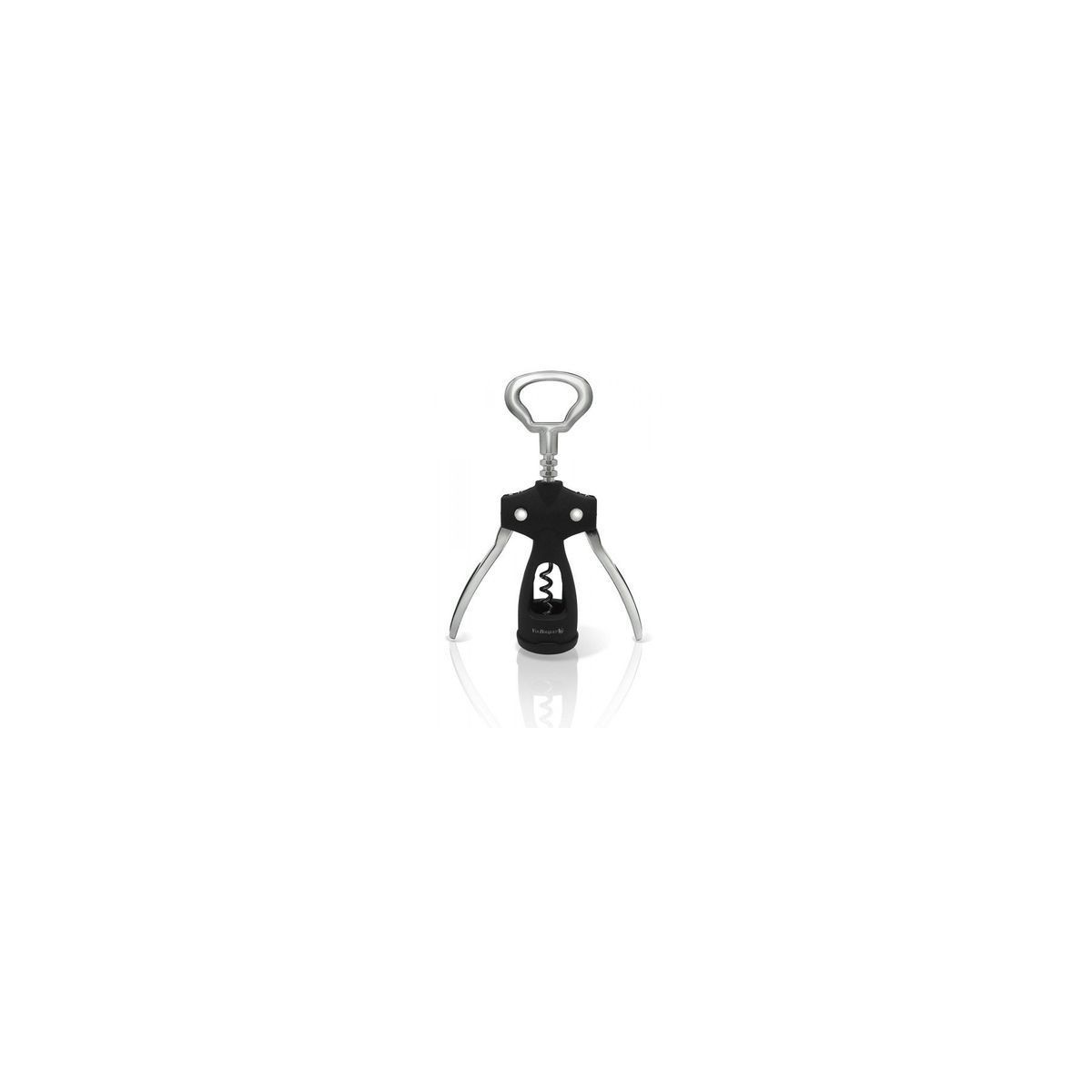 VIN BOUQUET TIRE BOUCHON INOX - CAOUTCHOUC NOIR