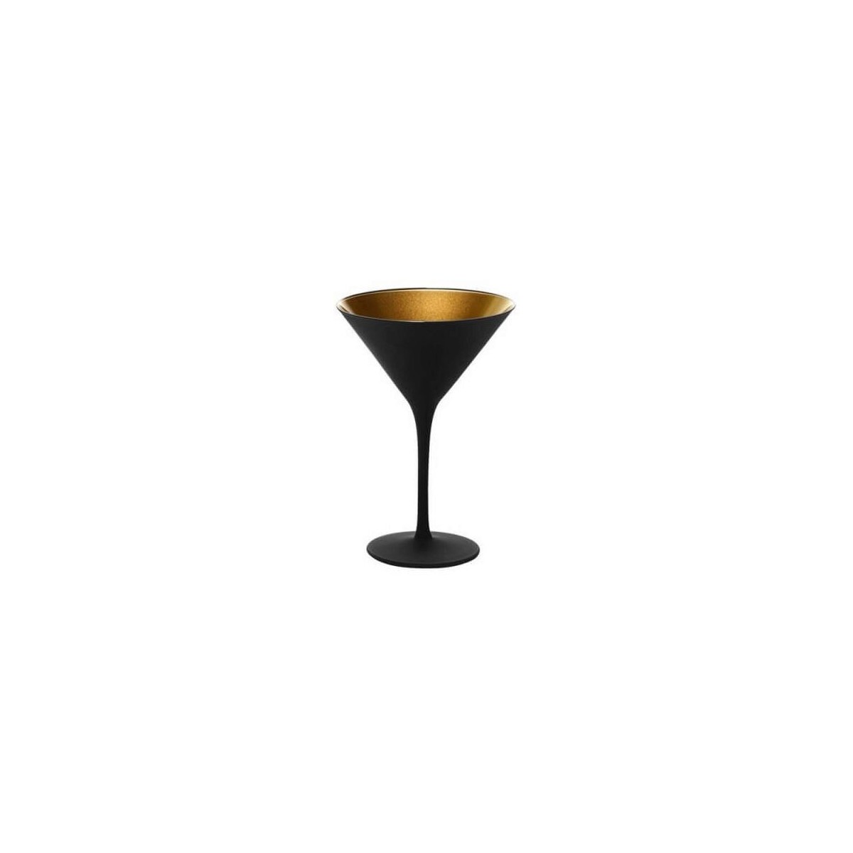 STOLZLE VERRE OLYMPIC COUPE COCKTAIL NOIR/OR 24CL