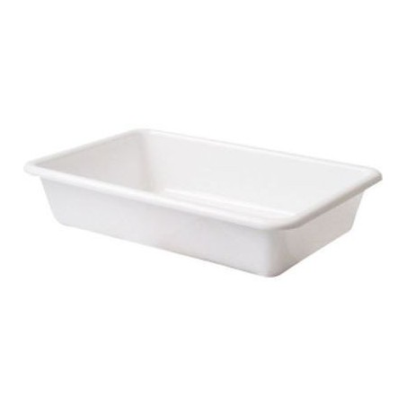 BAC TRAITEUR PLASTIQUE 34.5X22.5X7 - 3L BLANC