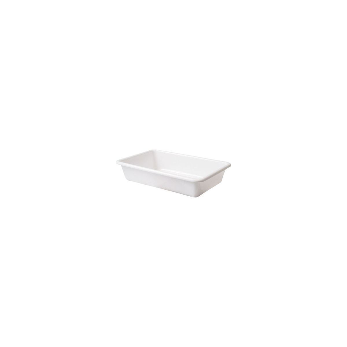 BAC TRAITEUR PLASTIQUE 43.5X27.5X7 - 6L BLANC