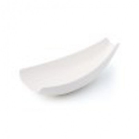 LE COQ CASSIOPEA IVOIRE PLAT BATEAU PORCELAINE CREUX 23.5X11.5XH7CM