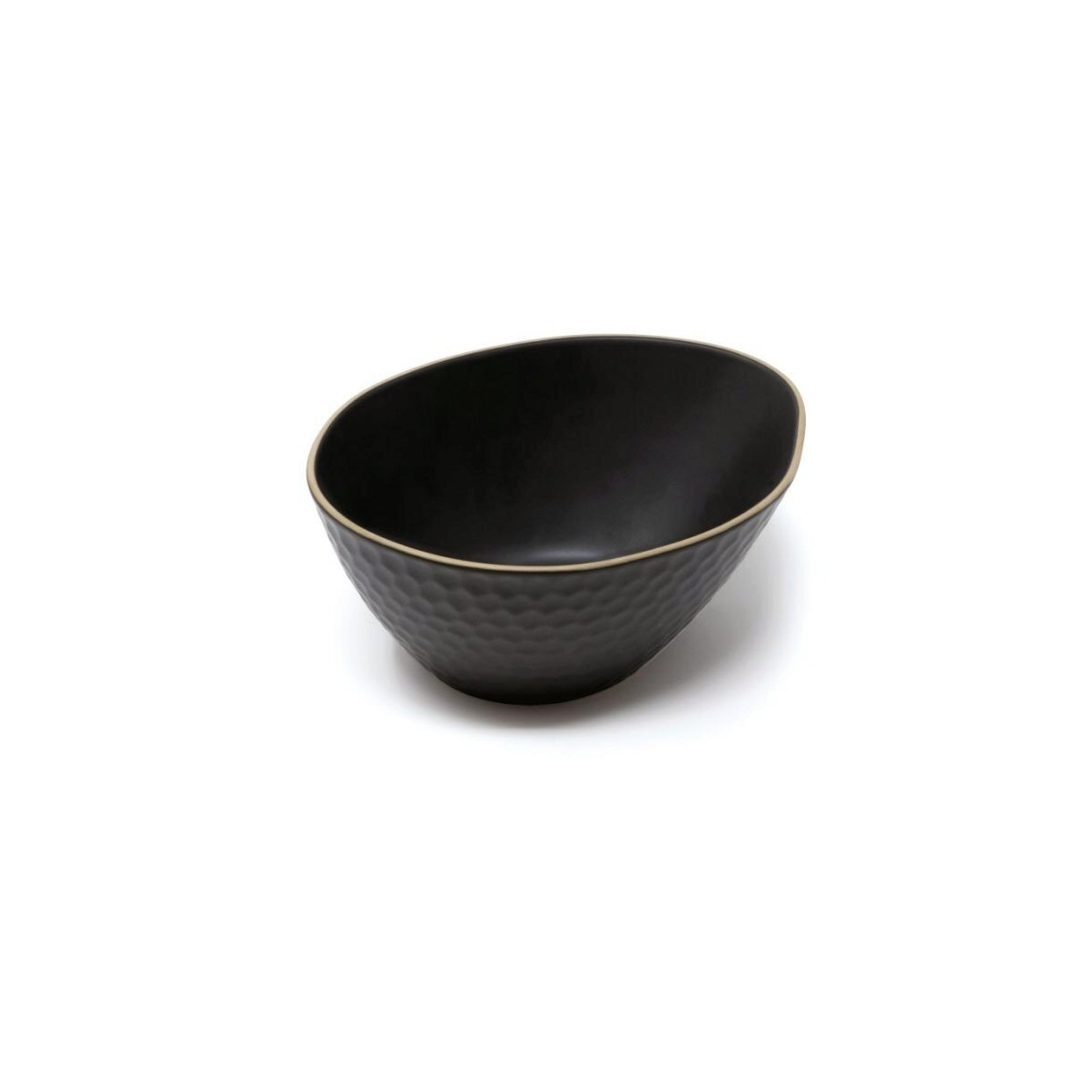 LE COQ KYPSELI MATT BLACK BOL/SALADIER 16X3XH7CM STONEWARE