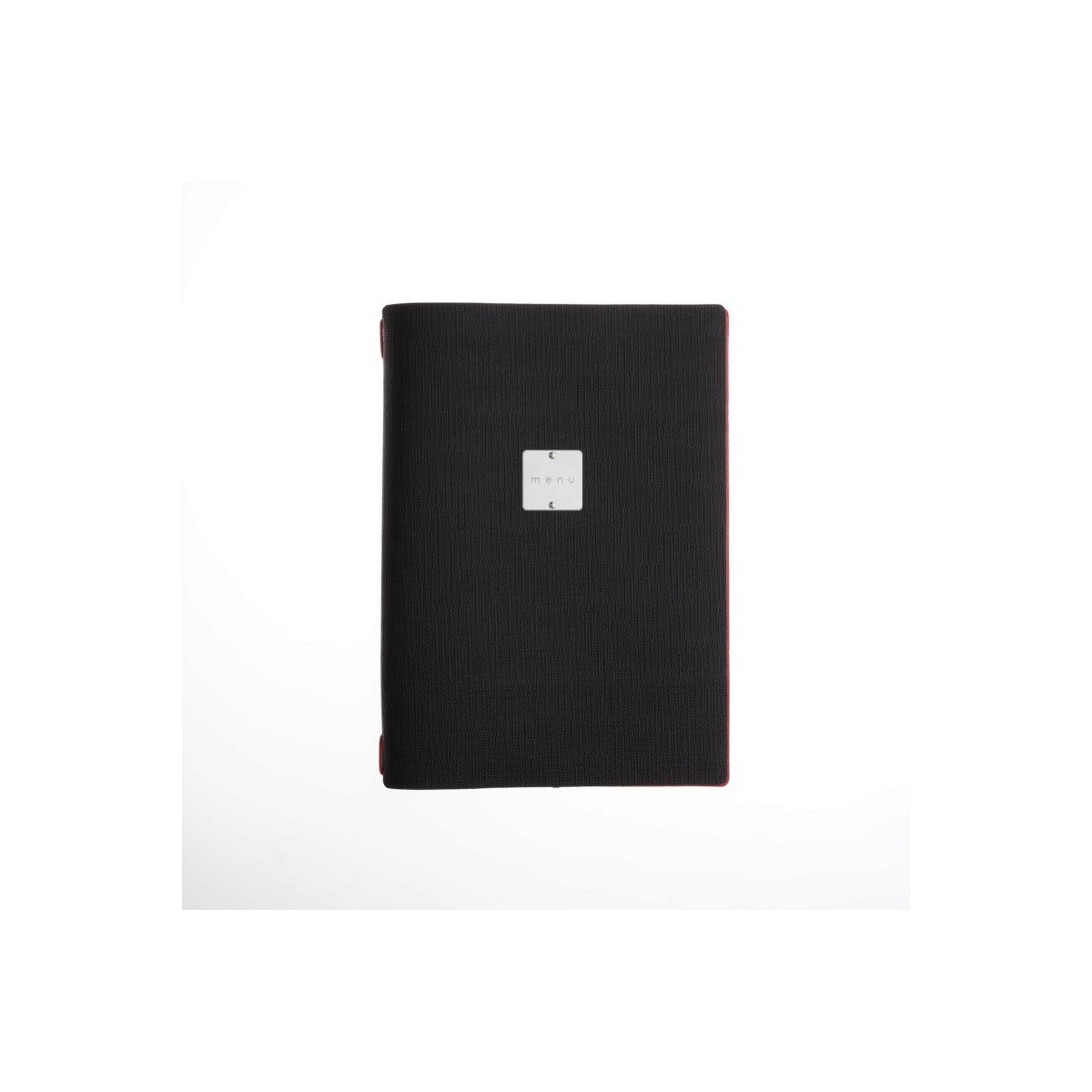 DAGSTYLE CARTE MENU A4 JUTE BICOLOR BLACK/RED 31.5