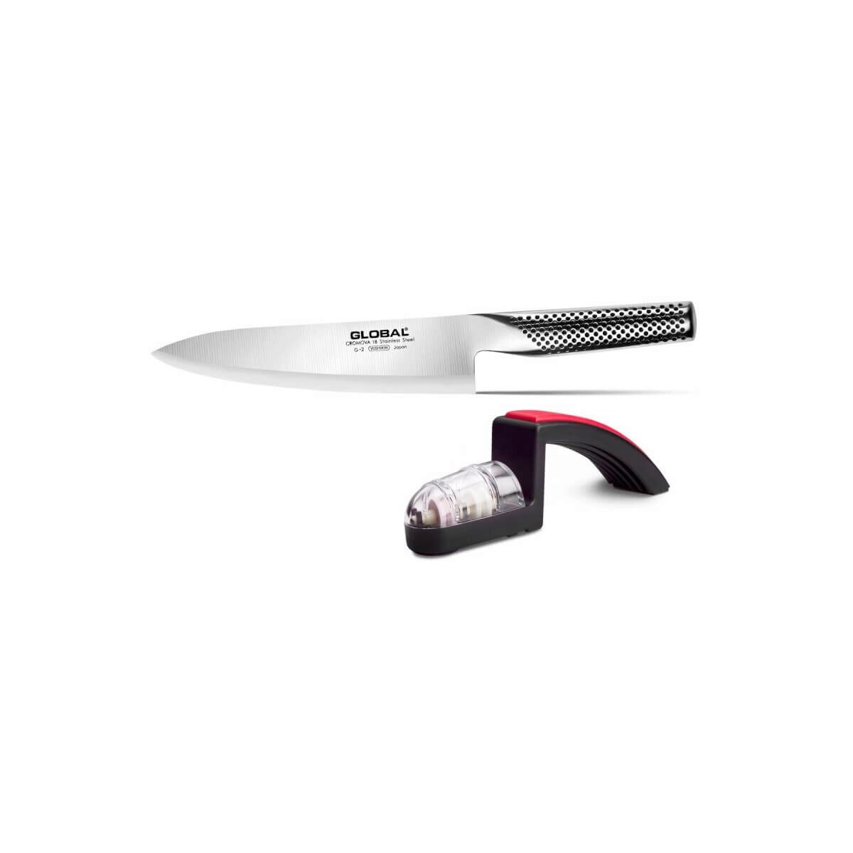 GLOBAL G-2220BR SET 1/2 CHEF G2+ AIGUISEUR