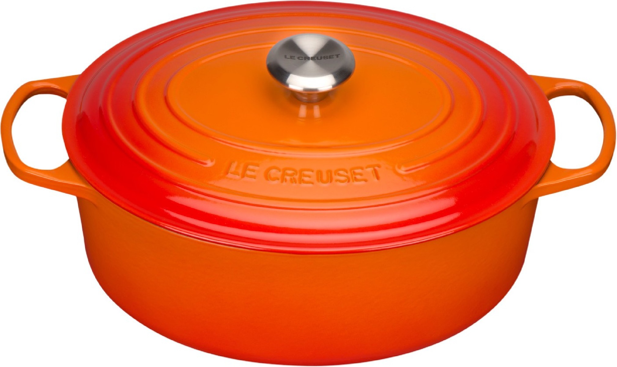 LE CREUSET COCOTTE OVALE 31CM VOLCANIQUE 6.3L 6P