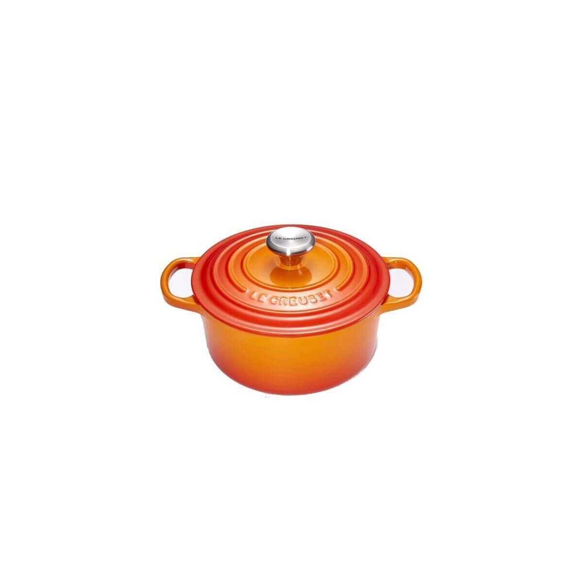 LE CREUSET COCOTTE RONDE 20CM VOLCANIQUE 2.4L 2P