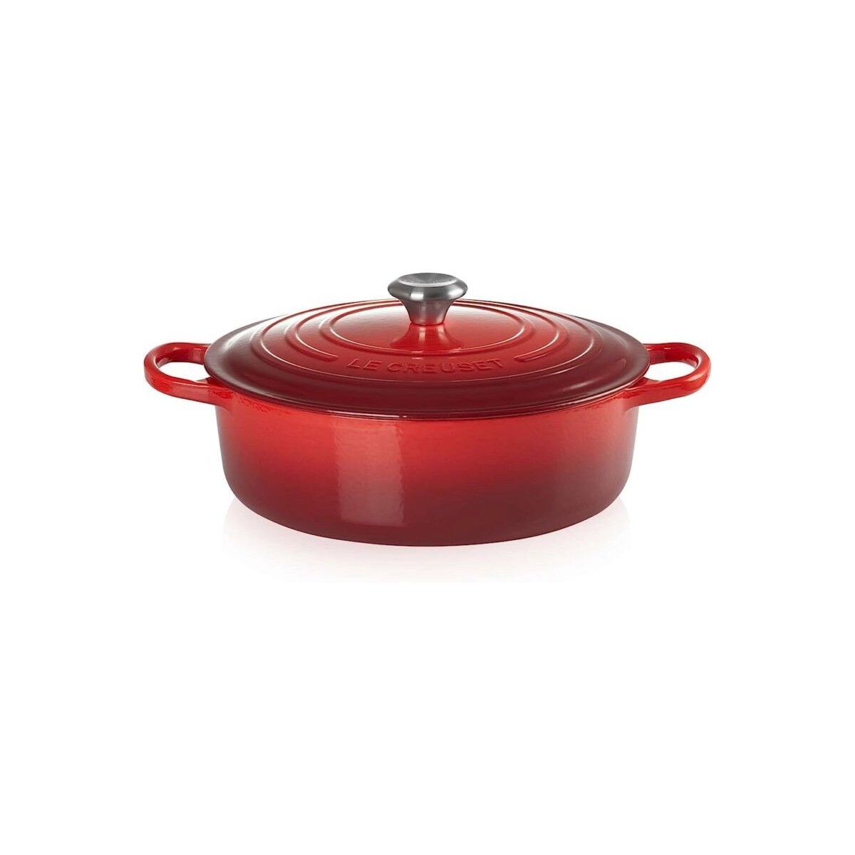 LE CREUSET COCOTTE BASSE RONDE 30CM CERISE 8.1L 8P