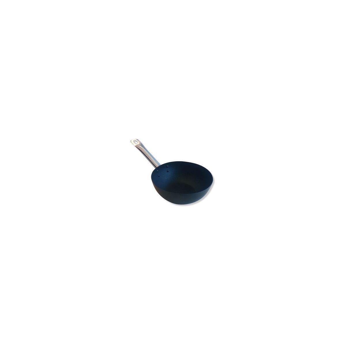 POINT-VIRGULE WOK 20CM ACIER CARBONE