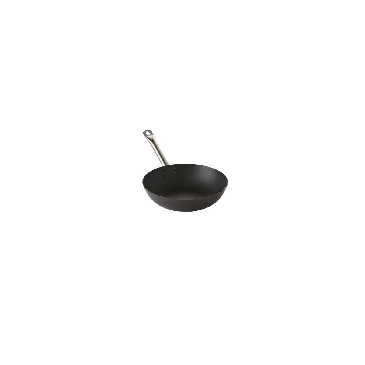 POINT-VIRGULE WOK 30CM ACIER CARBONE