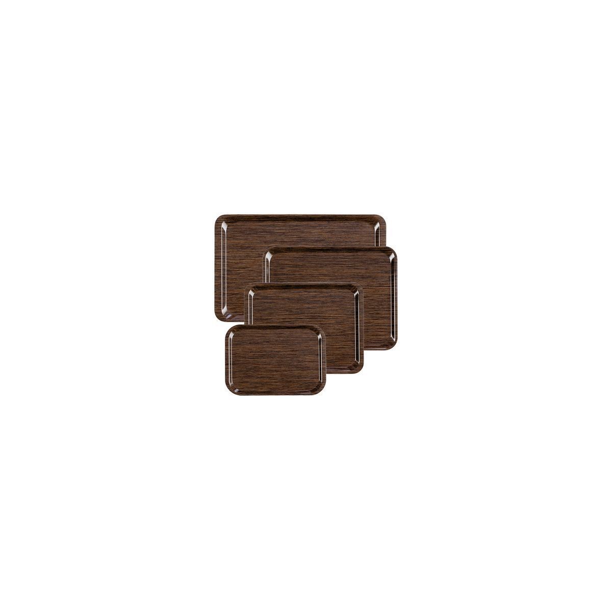 ROLTEX PLATEAU RECT.WENGE 47X36CM LEGERSTRATIFIE MELAMINE