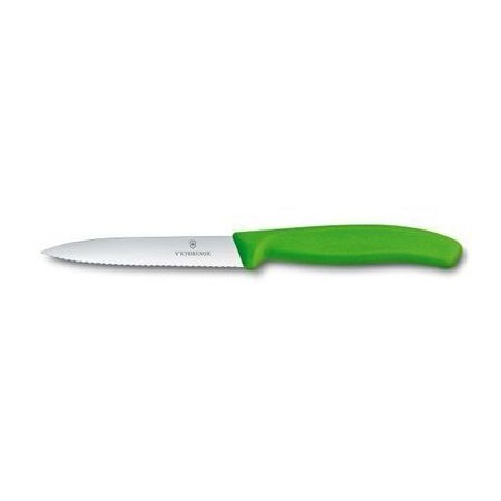 VICTORINOX COUTEAU OFFICE 10CM VERT POINTU SCIE