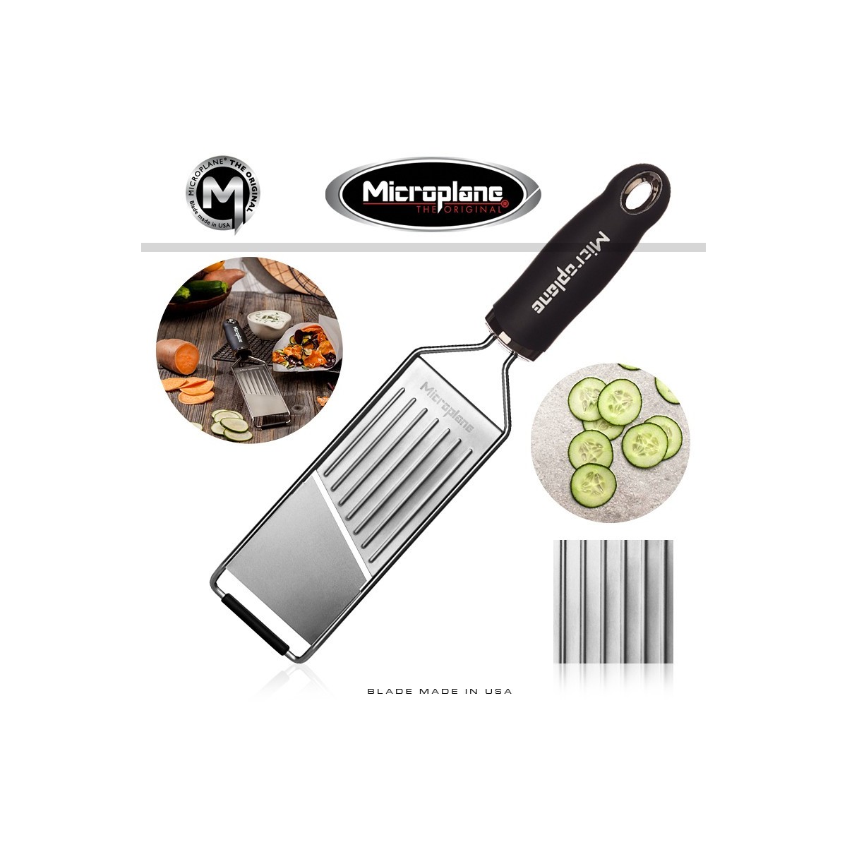 MICROPLANE GOURMET SLICER INOX 2MM