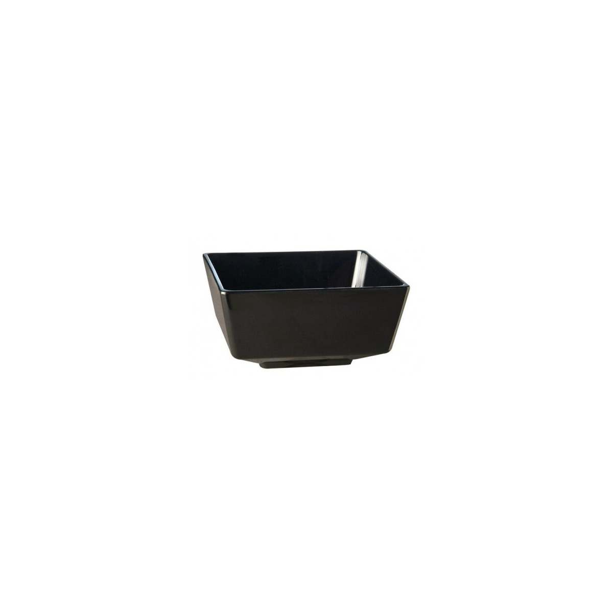 APS BOL SALADIER MELAMINE NOIR 12,5X12,5XH6CM 0,5L