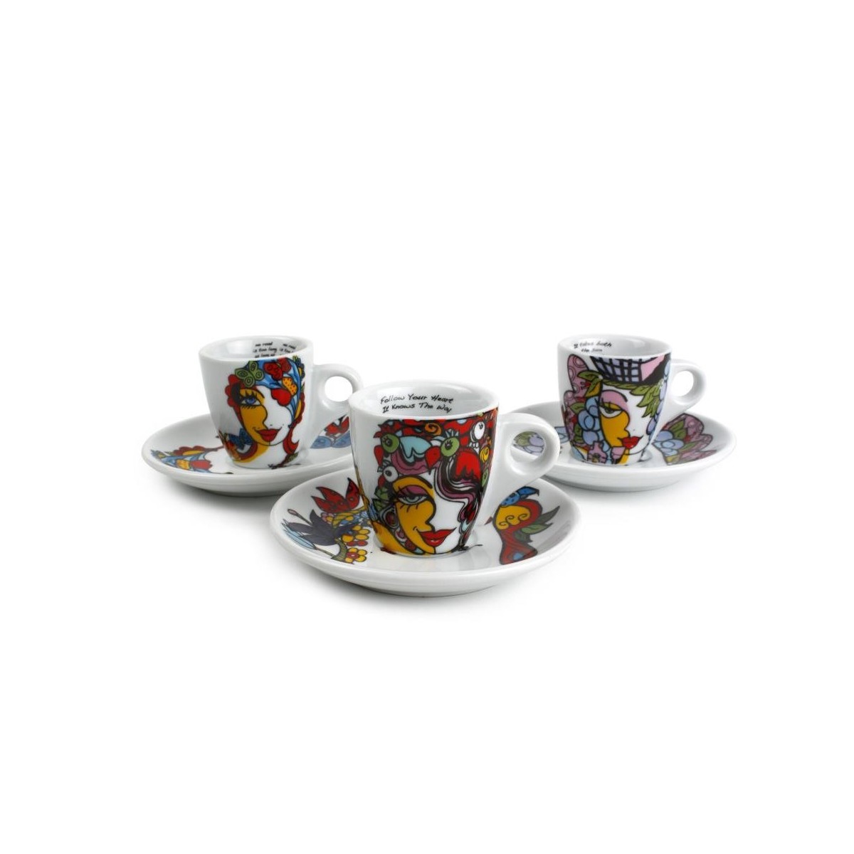 JOSIEN BROEREN SET DE 6 TASSES MOKA 6.5CL