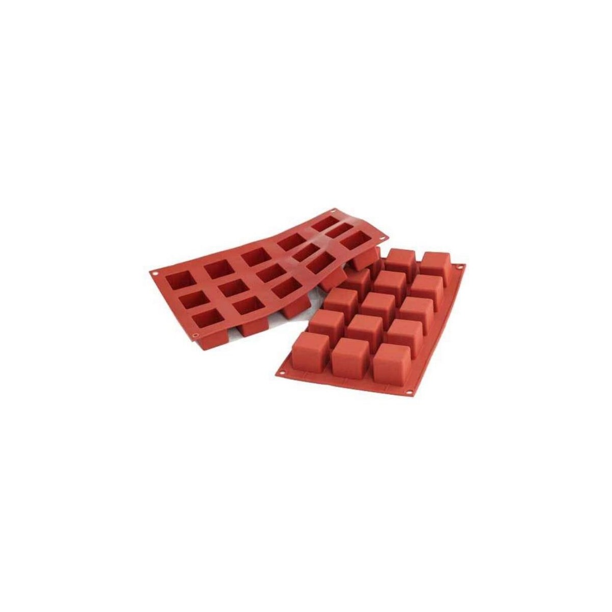 SILIKOMART SF105 MOULE 15 CUBES 35X35 HT 35MM   42ML ANTI-ADHESIF GN1/3 -50° À 250°